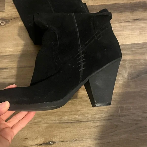 MIA Black Over the Knee Boots - Picture 6 of 8